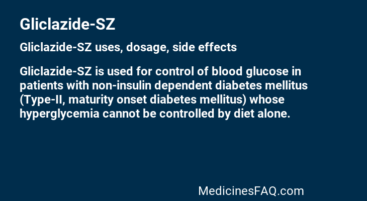 Gliclazide-SZ