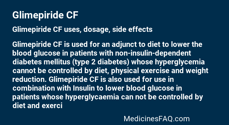 Glimepiride CF