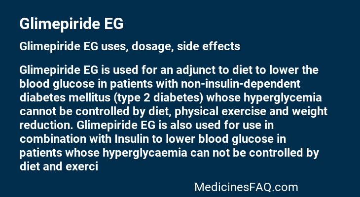 Glimepiride EG