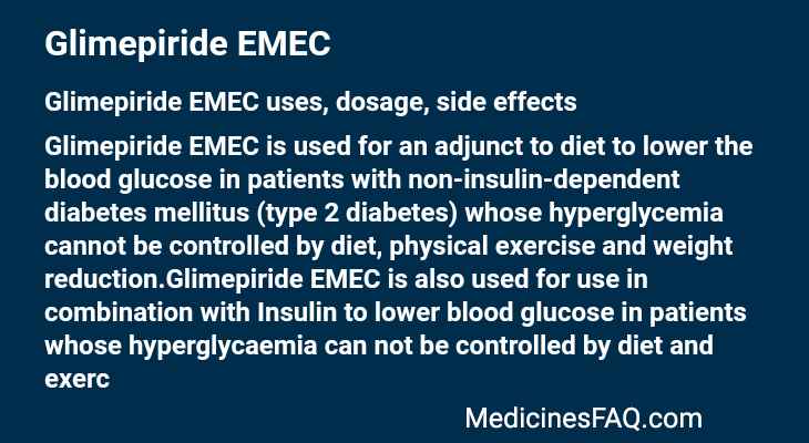 Glimepiride EMEC