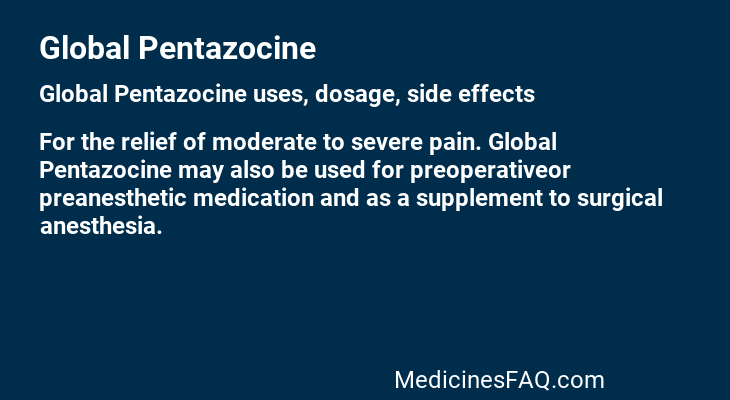 Global Pentazocine
