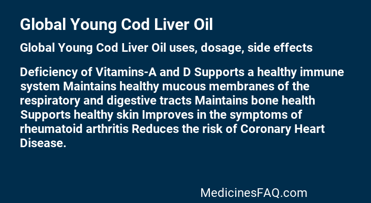 Global Young Cod Liver Oil