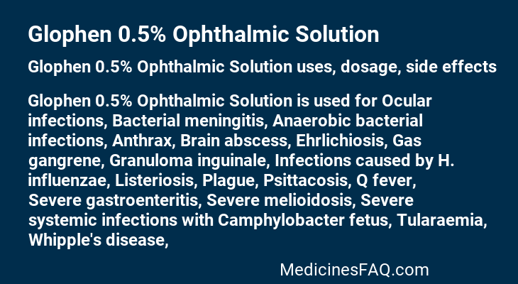 Glophen 0.5% Ophthalmic Solution