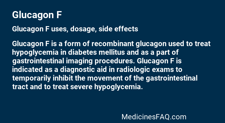 Glucagon F