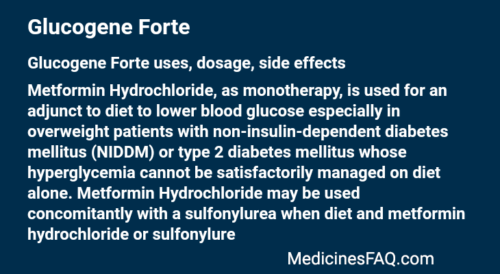 Glucogene Forte