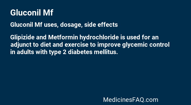 Gluconil Mf