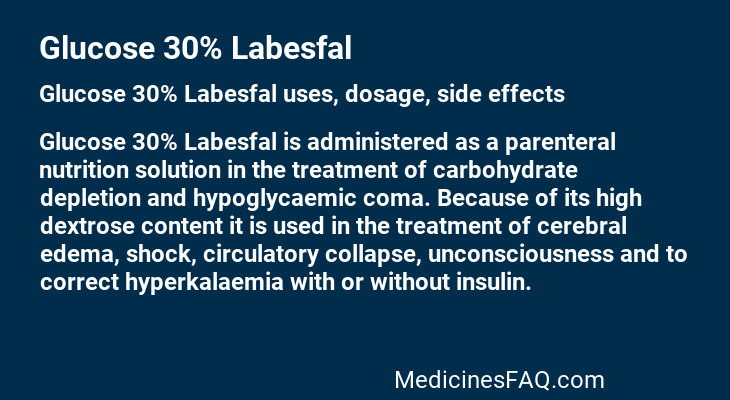 Glucose 30% Labesfal