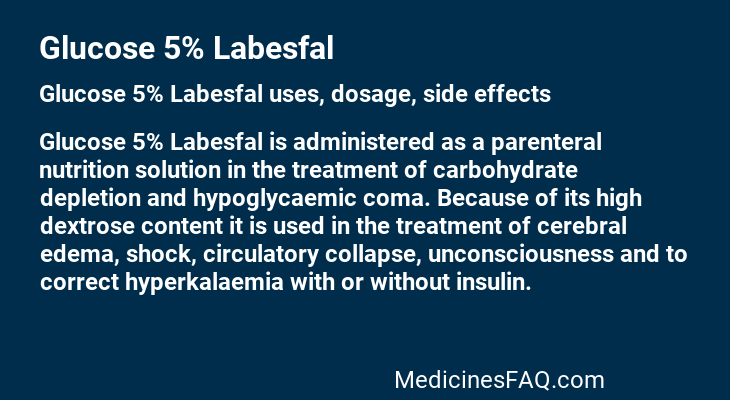 Glucose 5% Labesfal