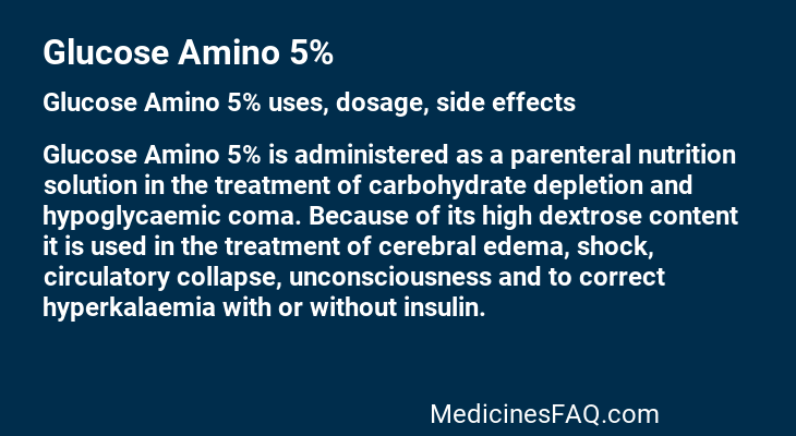 Glucose Amino 5%