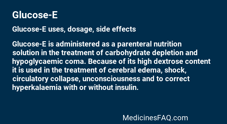 Glucose-E