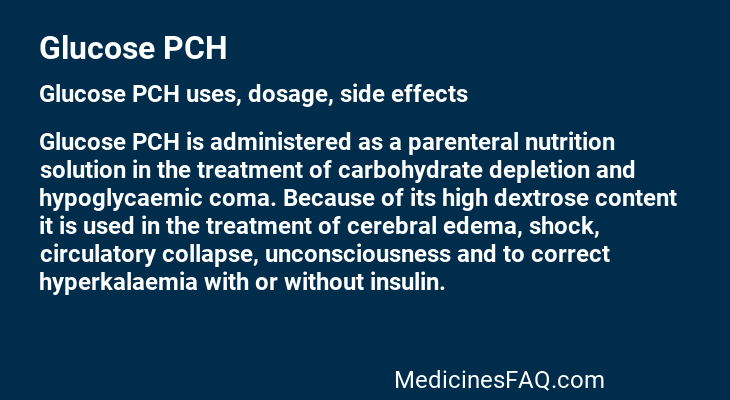 Glucose PCH