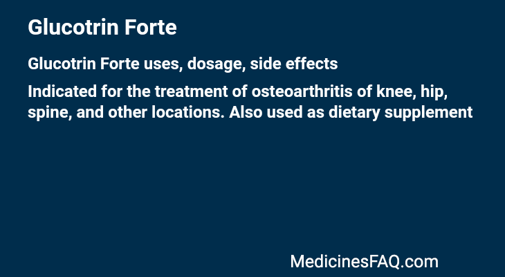 Glucotrin Forte