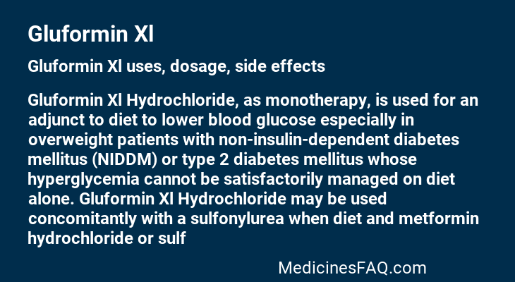 Gluformin Xl