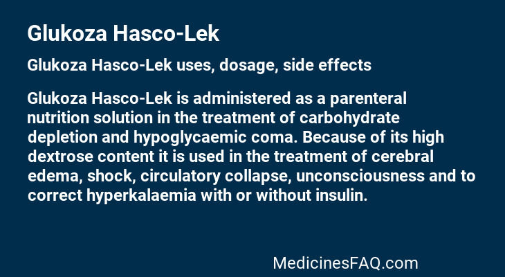 Glukoza Hasco-Lek