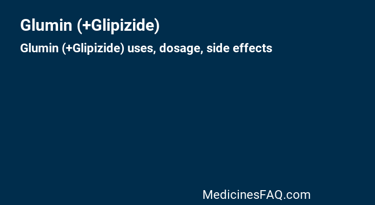 Glumin (+Glipizide)