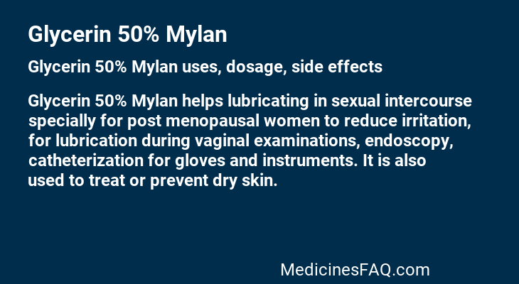 Glycerin 50% Mylan