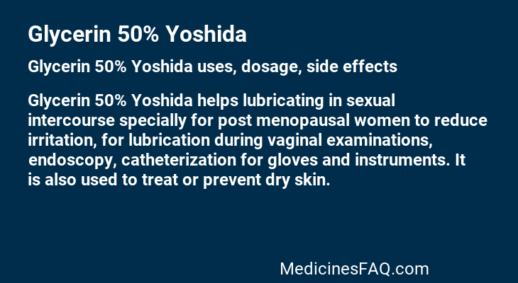 Glycerin 50% Yoshida