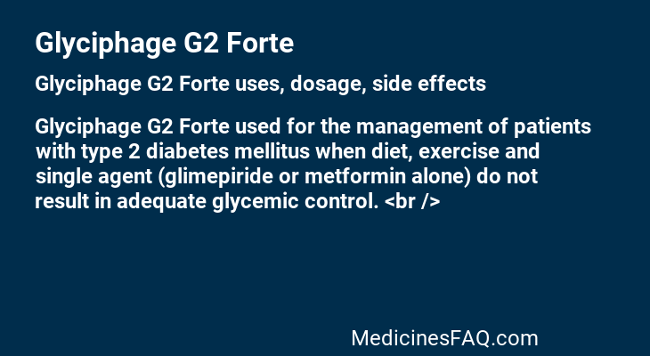 Glyciphage G2 Forte