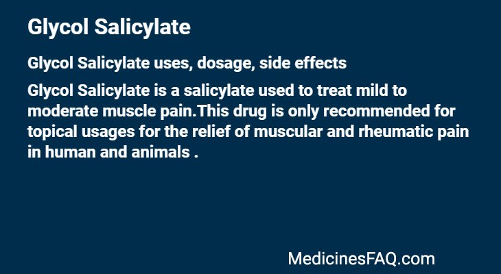 Glycol Salicylate