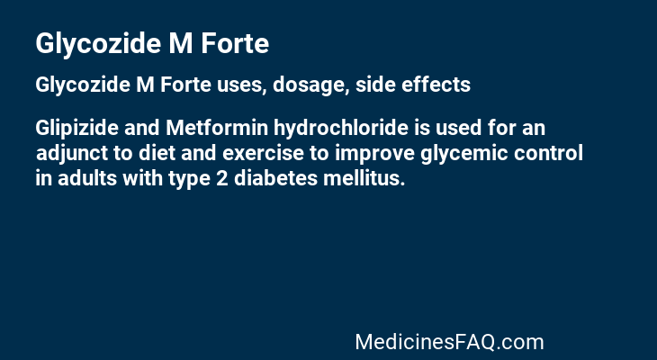 Glycozide M Forte