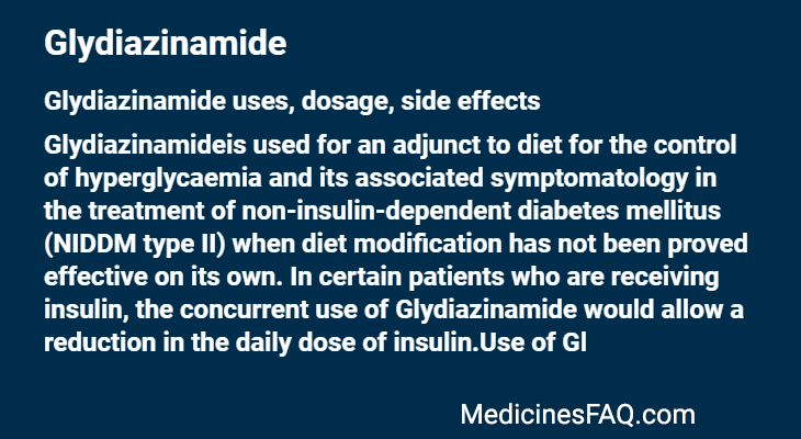 Glydiazinamide