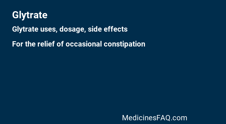 Glytrate