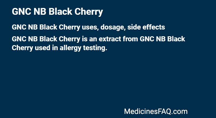 GNC NB Black Cherry