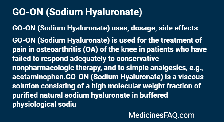 GO-ON (Sodium Hyaluronate)