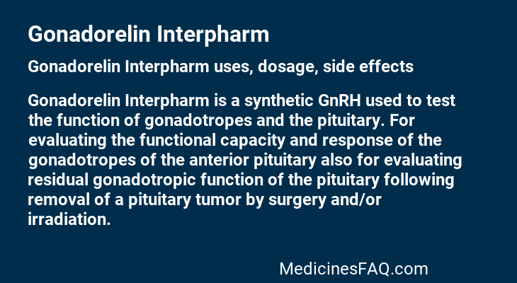 Gonadorelin Interpharm