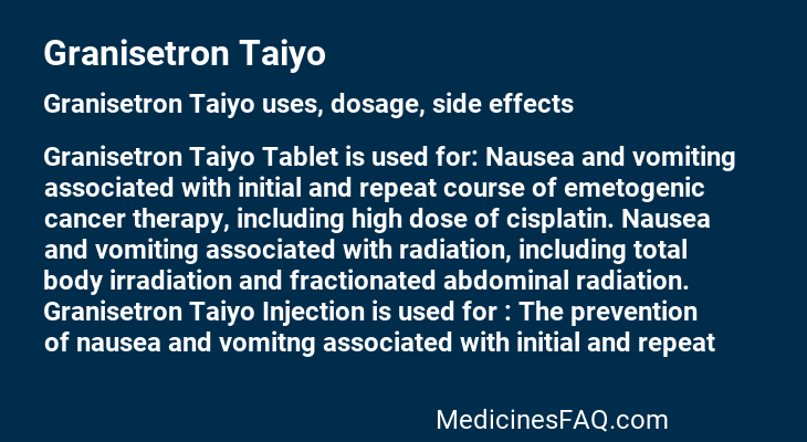 Granisetron Taiyo