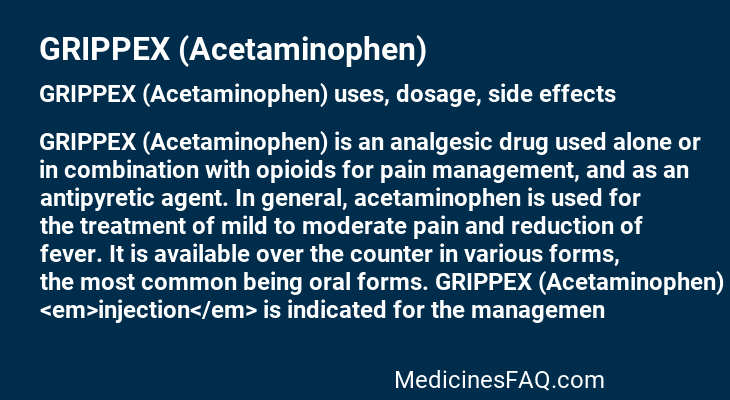 GRIPPEX (Acetaminophen)