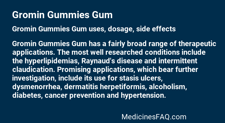 Gromin Gummies Gum