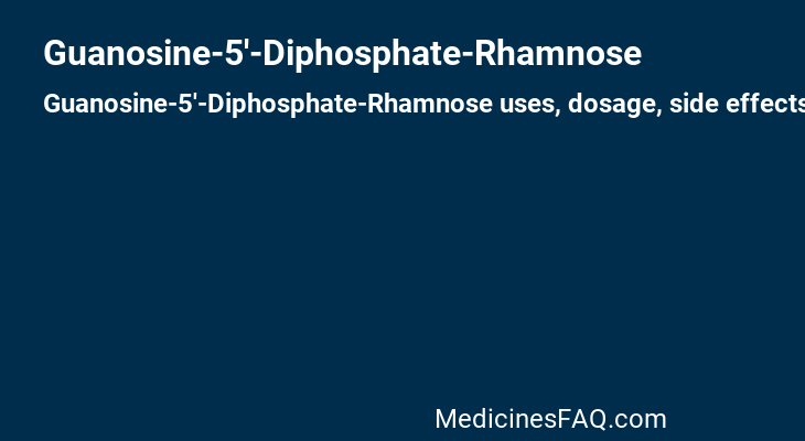 Guanosine-5'-Diphosphate-Rhamnose