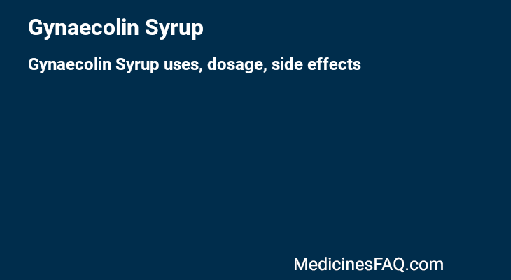 Gynaecolin Syrup
