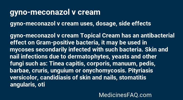 gyno-meconazol v cream