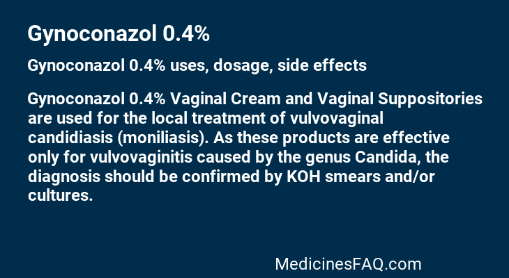 Gynoconazol 0.4%