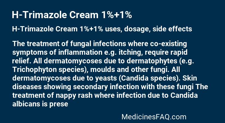 H-Trimazole Cream 1%+1%