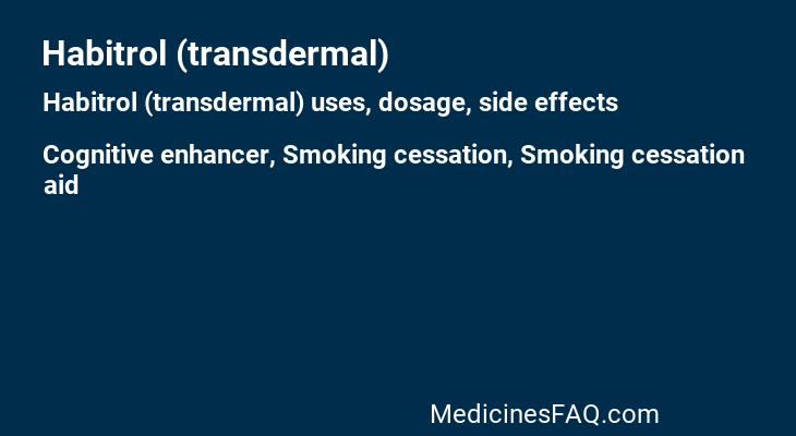 Habitrol (transdermal)