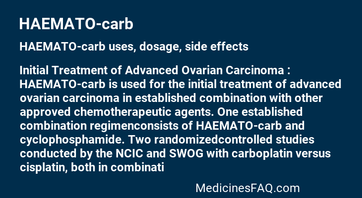 HAEMATO-carb