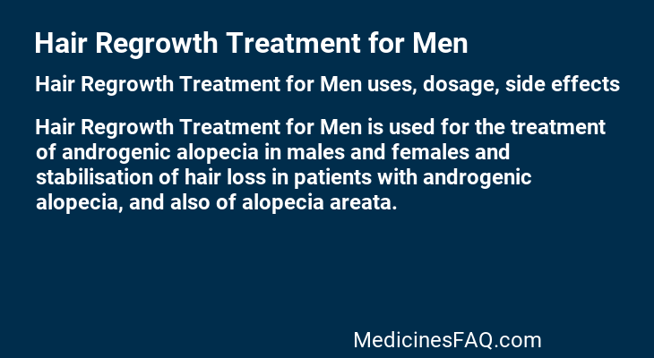 Hair Regrowth Treatment for Men