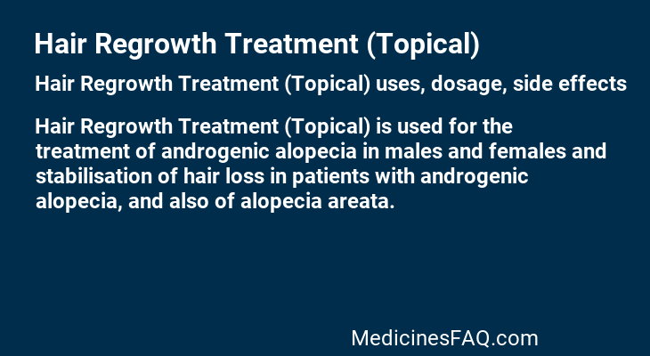 Hair Regrowth Treatment (Topical)