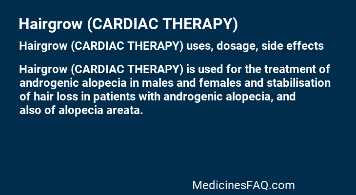 Hairgrow (CARDIAC THERAPY)