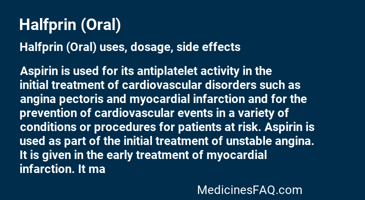 Halfprin (Oral)