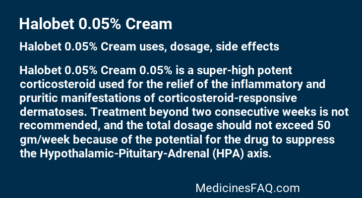 Halobet 0.05% Cream