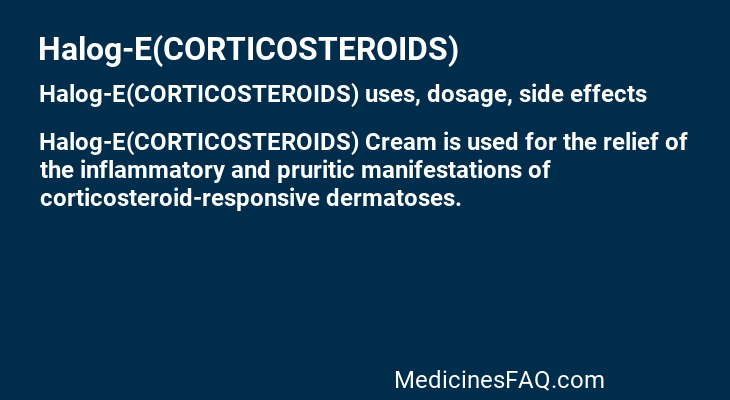 Halog-E(CORTICOSTEROIDS)