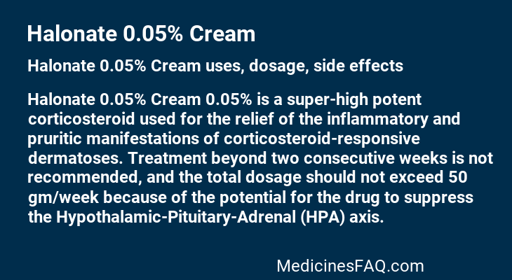 Halonate 0.05% Cream