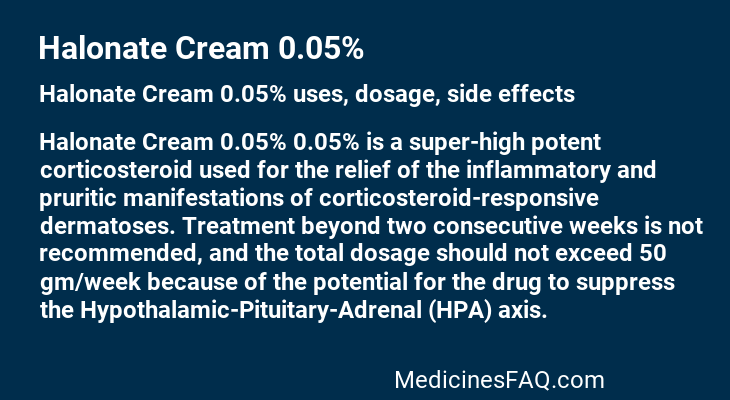 Halonate Cream 0.05%