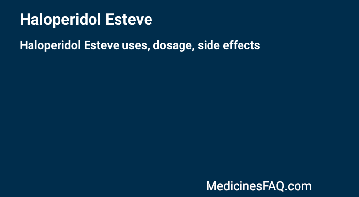 Haloperidol Esteve