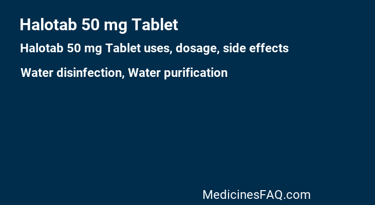 Halotab 50 mg Tablet