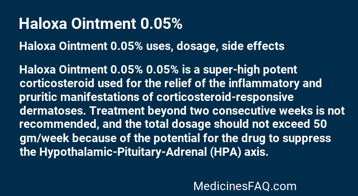 Haloxa Ointment 0.05%